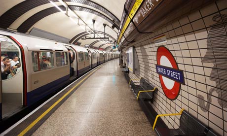 Baker Street London Underground Station platform