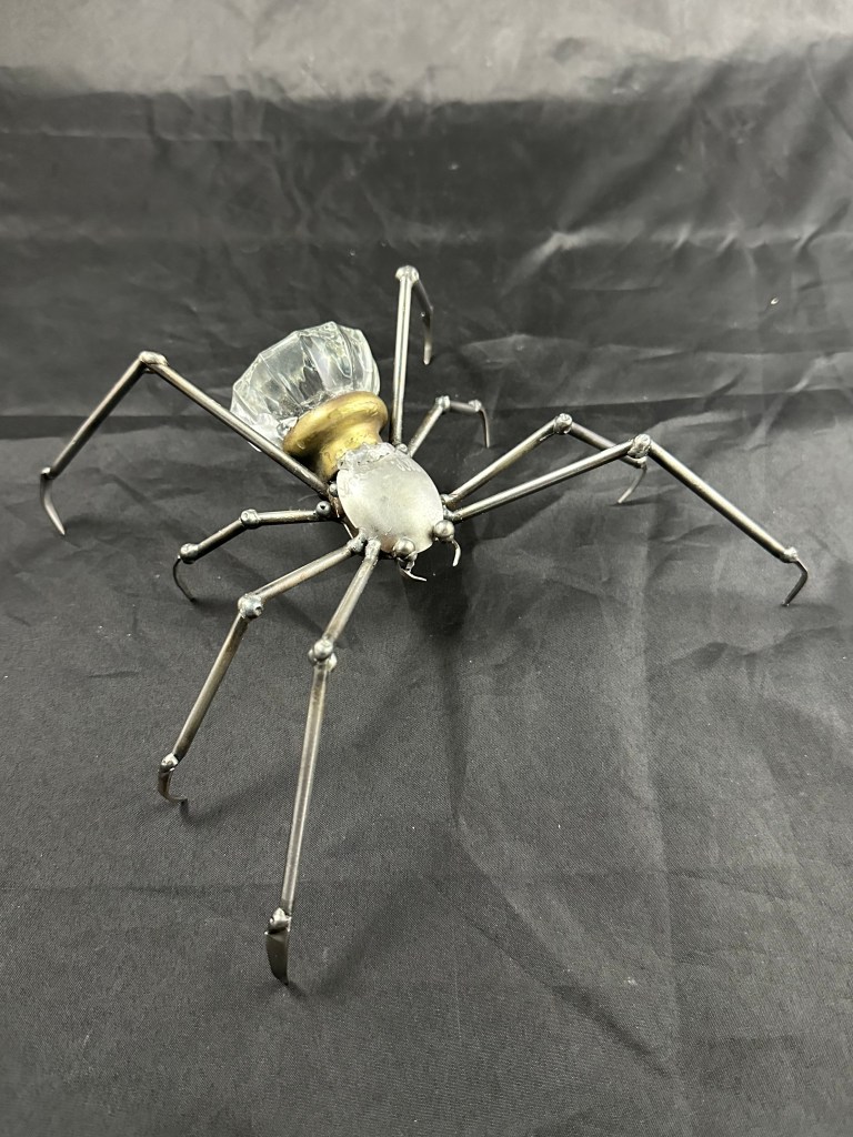 scrap metal spider