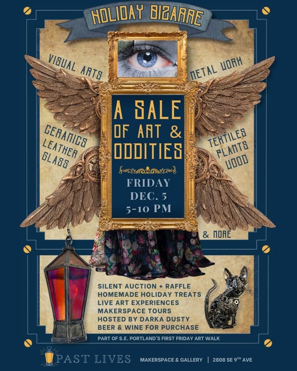Past Lives Holiday Bizarre This Friday — Come See My New Sculptures and Seasonal&nbsp;Art!